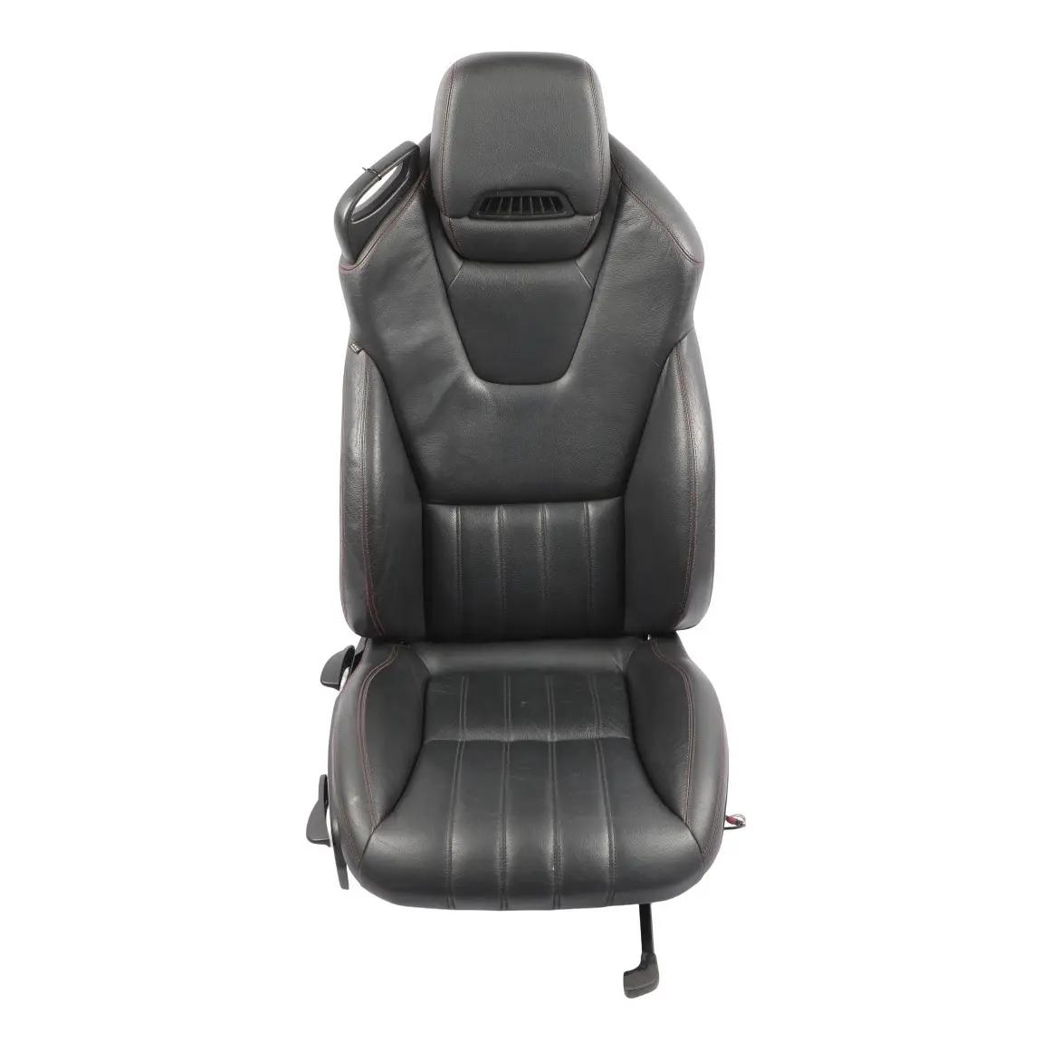 Mercedes SLK R172 Front Seat Heated Ventilated Right O/S Leather Black Red