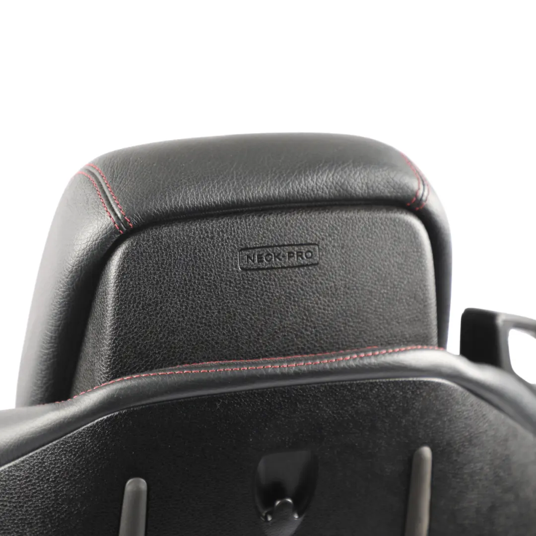Mercedes SLK R172 Front Seat Heated Ventilated Right O/S Leather Black Red - SKU A1729103601-2 - Part number A1729103601