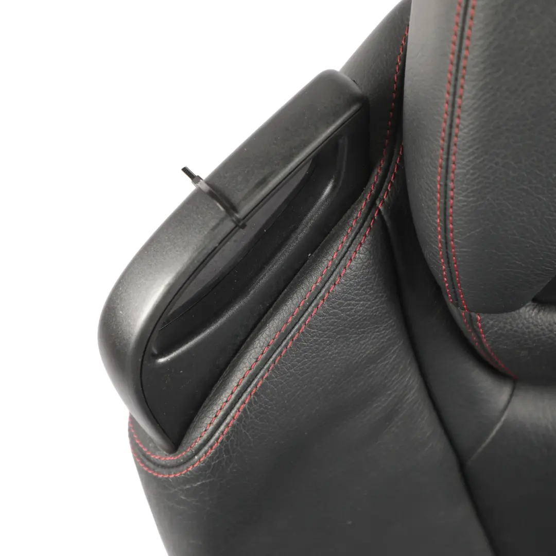 Mercedes SLK R172 Front Seat Heated Ventilated Right O/S Leather Black Red - SKU A1729103601-2 - Part number A1729103601