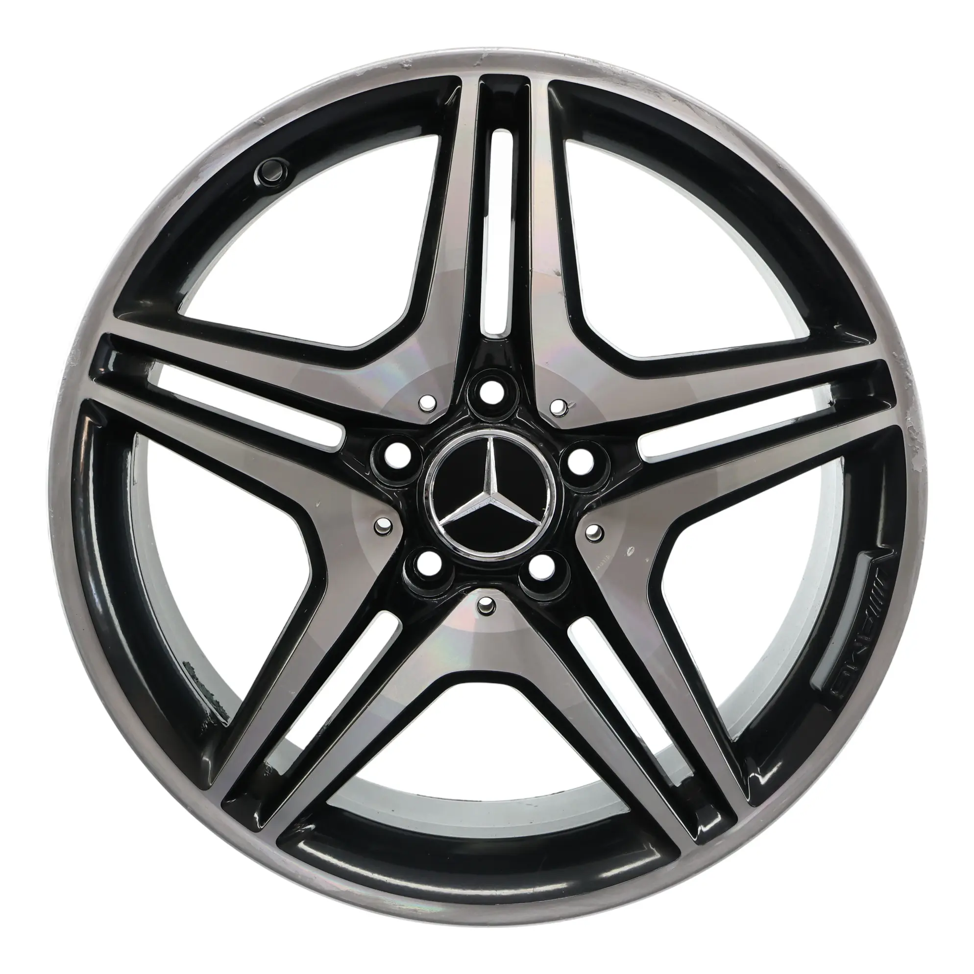 Mercedes W176 W246 AMG Jante Alliage 18" 5 Double rayon ET:52 7.5J A1764010302