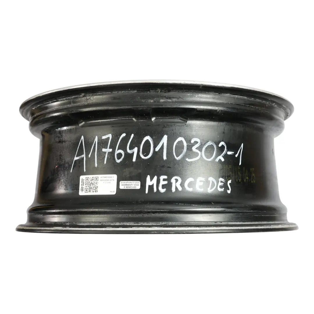 Alloy Rim 18" 5 Double Spoke ET:52 7.5J to Mercedes W176 W246 AMG Wheel with Part number A1764010302 Mercedes W176 W246 AMG Wheel Alloy Rim 18" 5 Double Spoke ET:52 7.5J - SKU A1764010302-1 - Part number A1764010302