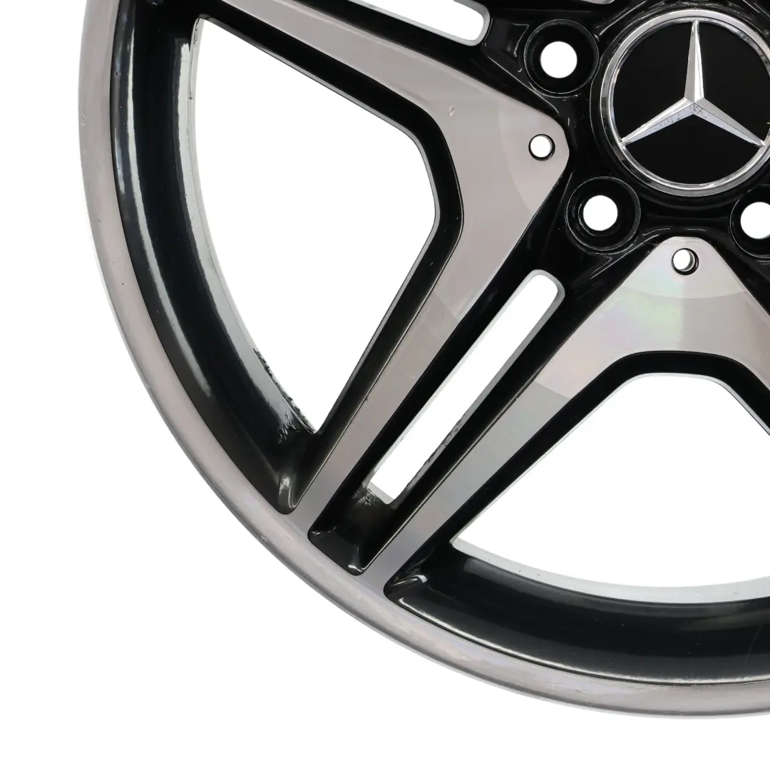 Alloy Rim 18" 5 Double Spoke ET:52 7.5J to Mercedes W176 W246 AMG Wheel with Part number A1764010302 Mercedes W176 W246 AMG Wheel Alloy Rim 18" 5 Double Spoke ET:52 7.5J - SKU A1764010302-1 - Part number A1764010302
