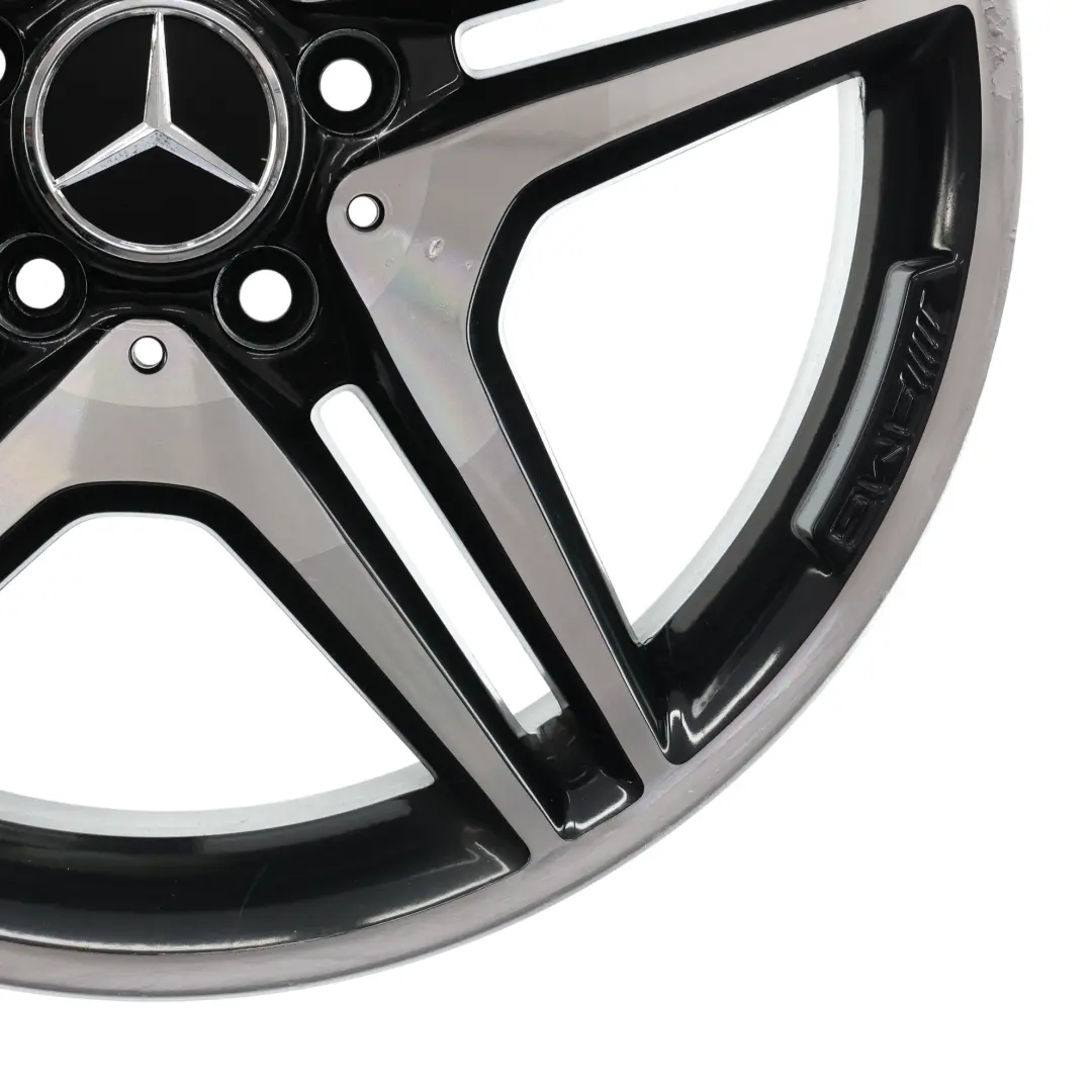 Mercedes W176 W246 AMG Wheel Alloy Rim 18" 5 Double Spoke ET:52 7.5J - SKU A1764010302-1 - Part number A1764010302