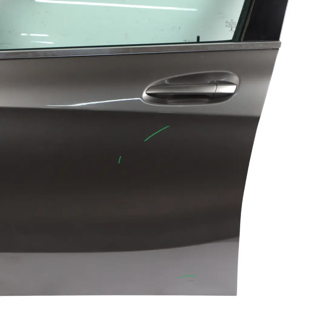Door Front Left N/S A-Class Mountain Grey Metallic - 787 to Mercedes W176 with Part number A1767200105 Mercedes W176 Door Front Left N/S A-Class Mountain Grey Metallic - 787 - SKU A1767200105-MG1 - Part number A1767200105