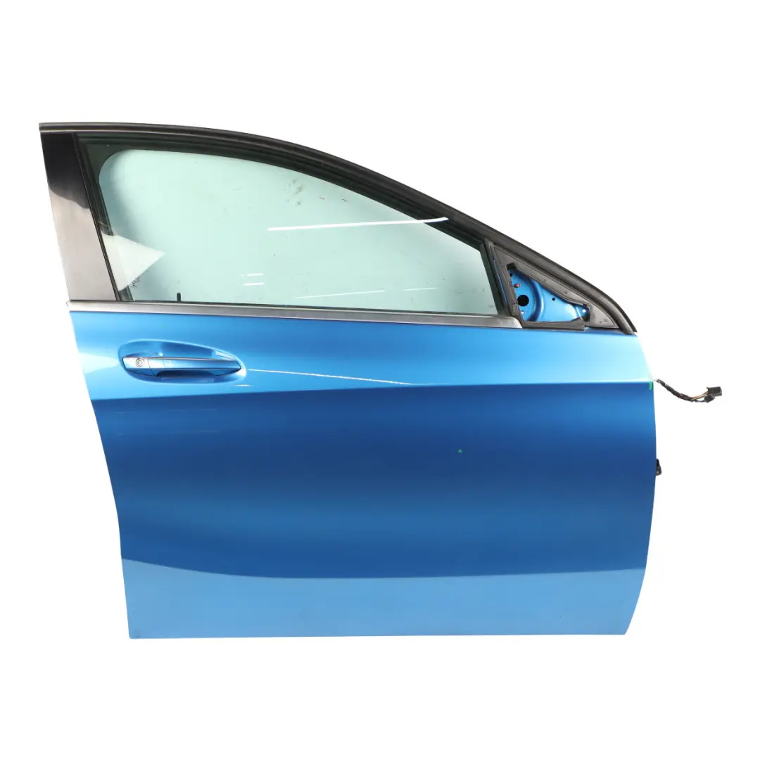 Mercedes W176 Door Front Right A-Class South Seas Blue Metallic - 162 - SKU A1767200205-SSB - Part number A1767200205
