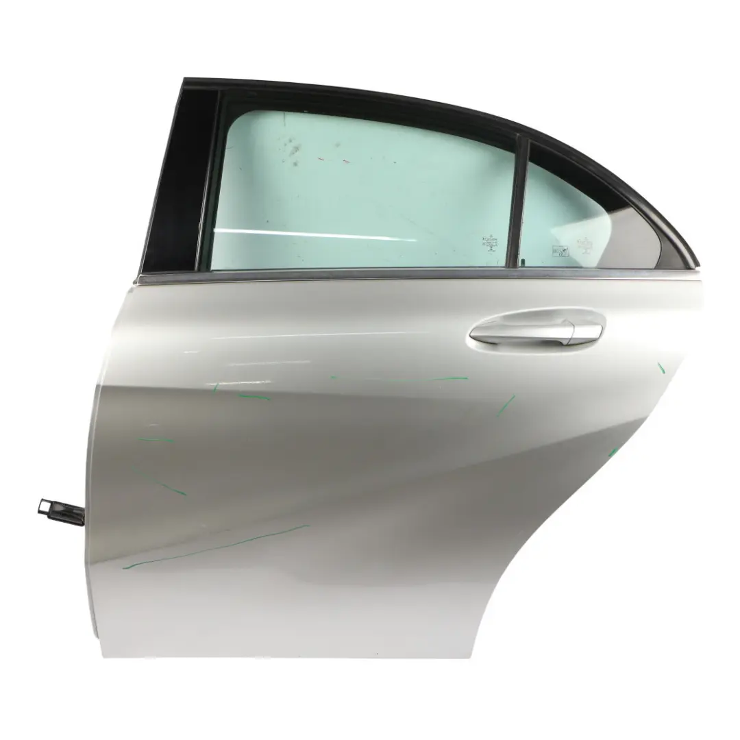Mercedes W176 Door Rear Left N/S A-Class Polar Silver Metallic - 761 - SKU A1767300105-PLS - Part number A1767300105