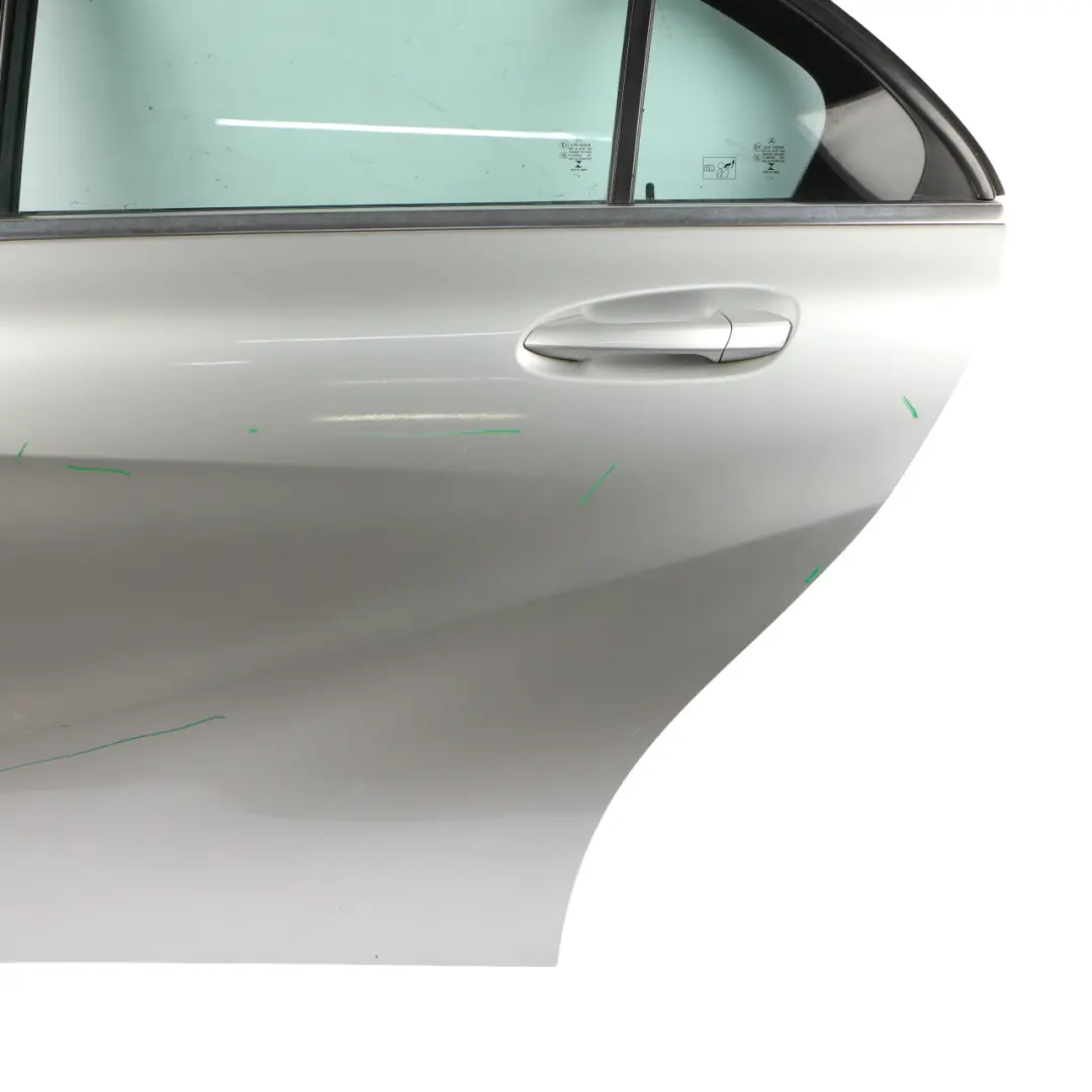 Mercedes W176 Door Rear Left N/S A-Class Polar Silver Metallic - 761 - SKU A1767300105-PLS - Part number A1767300105