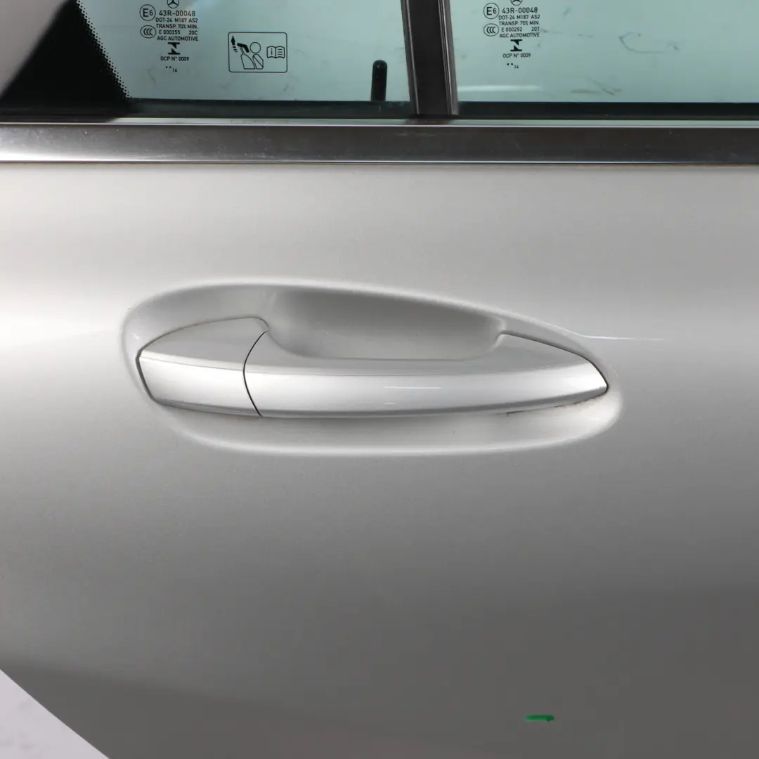 Mercedes W176 Door Rear Right O/S A-Class Polar Silver Metallic - 761 - SKU A1767300205-PLS - Part number A1767300205