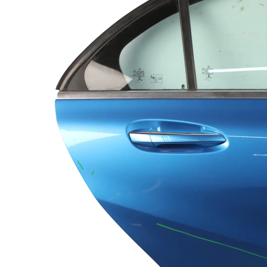 Mercedes W176 Door Rear Right O/S A-Class South Seas Blue Metallic - 162 - SKU A1767300205-SSB - Part number A1767300205