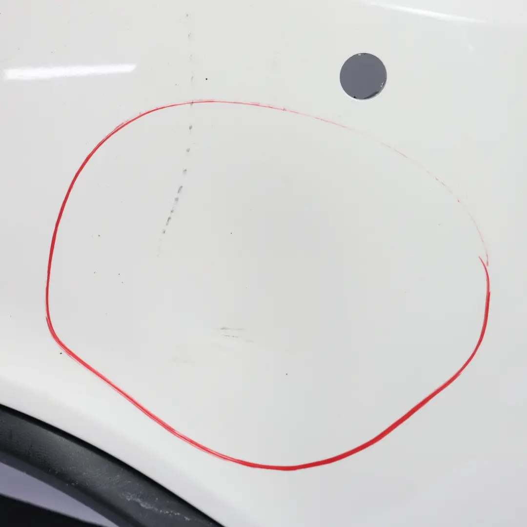 Mercedes W176 Zderzak Tylny Osłona Calcite White Biały - 650 - SKU A1768807040-CW - Numer Części A1768807040