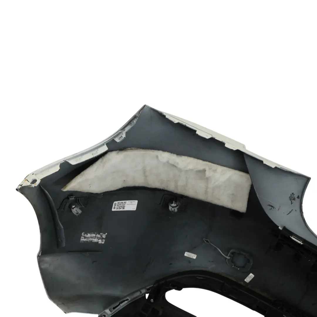 Bumper Rear Trim Panel Covering Calcite White - 650 to Mercedes W176 with Part number A1768807040 Mercedes W176 Bumper Rear Trim Panel Covering Calcite White - 650 - SKU A1768807040-CW - Part number A1768807040