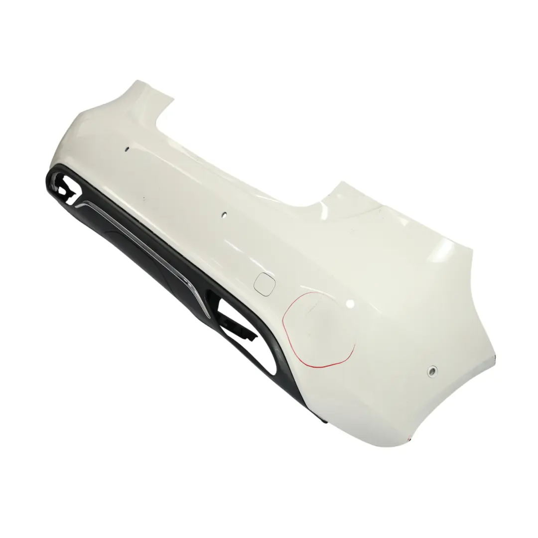 Zderzak Tylny Osłona Calcite White Biały - 650 do Mercedes W176 o numerze A1768807040 Mercedes W176 Zderzak Tylny Osłona Calcite White Biały - 650 - SKU A1768807040-CW - Numer Części A1768807040