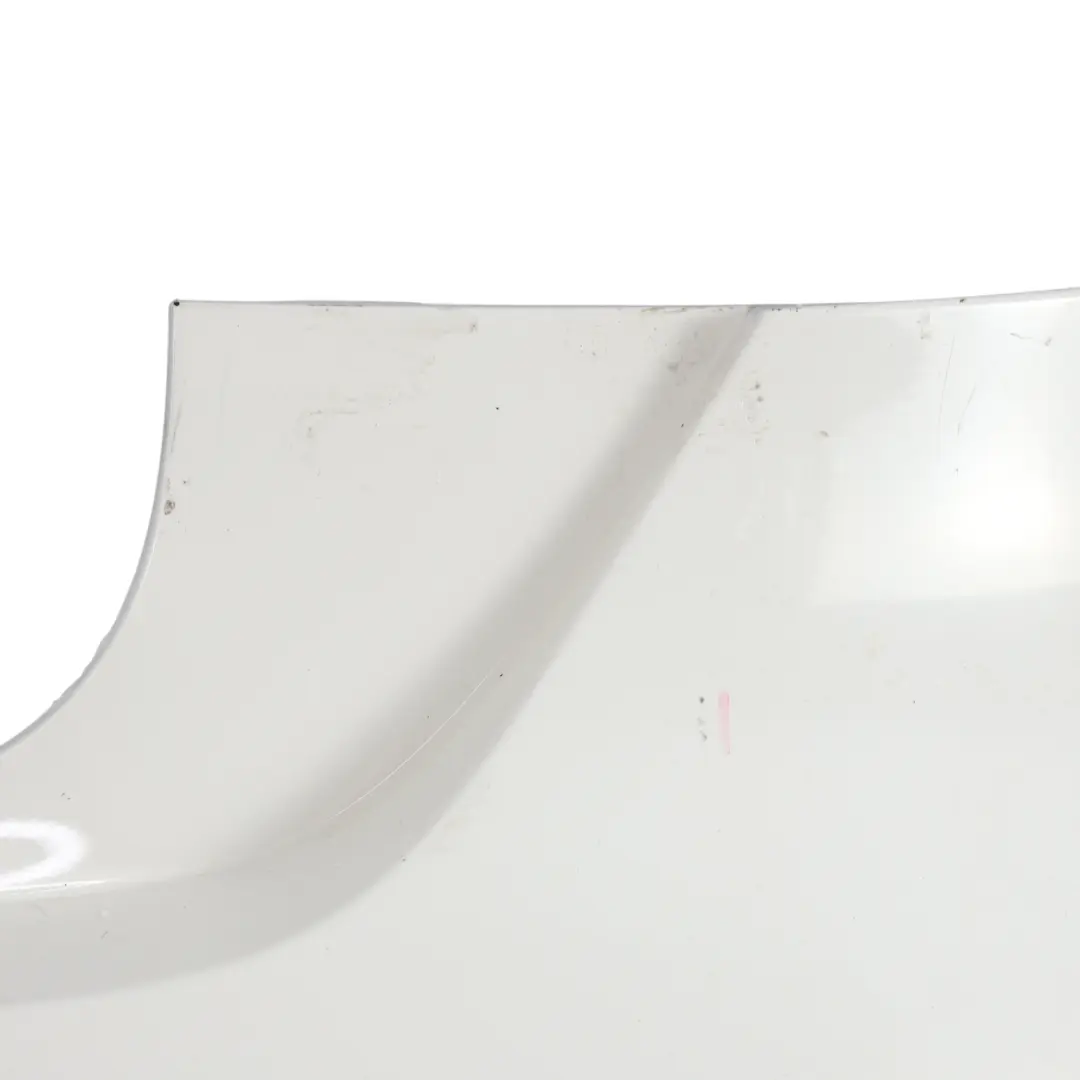 Bumper Rear Trim Panel Covering Calcite White - 650 to Mercedes W176 with Part number A1768807040 Mercedes W176 Bumper Rear Trim Panel Covering Calcite White - 650 - SKU A1768807040-CW - Part number A1768807040