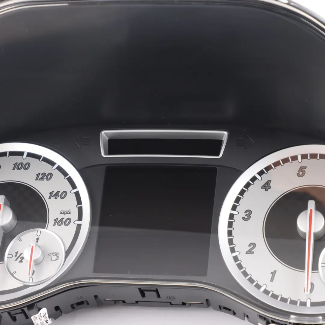 Instrument Cluster MPH Spedometer RPM Gauges Manual to Mercedes W176 with Part number A1769009001 Mercedes W176 Instrument Cluster MPH Spedometer RPM Gauges Manual - SKU A1769009001 - Part number A1769009001