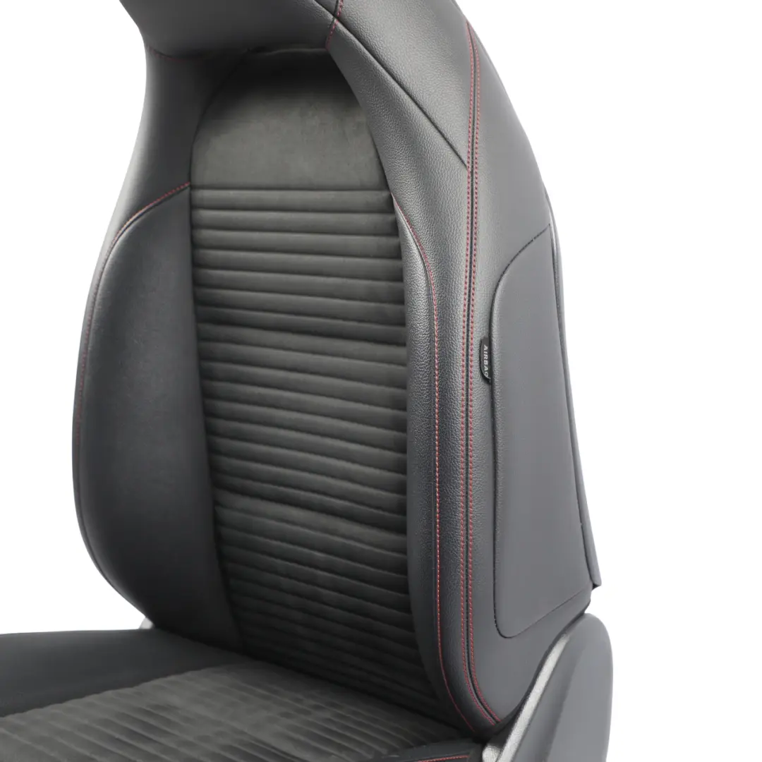 Mercedes W176 Front Seat Memory Heated Fabric Imitation Leather Black Left N/S - SKU A1769109101-5 - Part number A1769109101