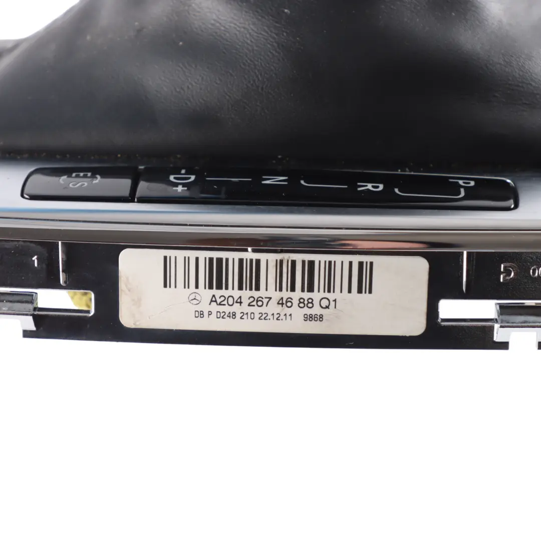 Shift Cover Mercedes W204 W207 Selector Lever Black to Gear with Part number A2042677510 Gear Shift Cover Mercedes W204 W207 Selector Lever Black - SKU A2042677510-2 - Part number A2042677510