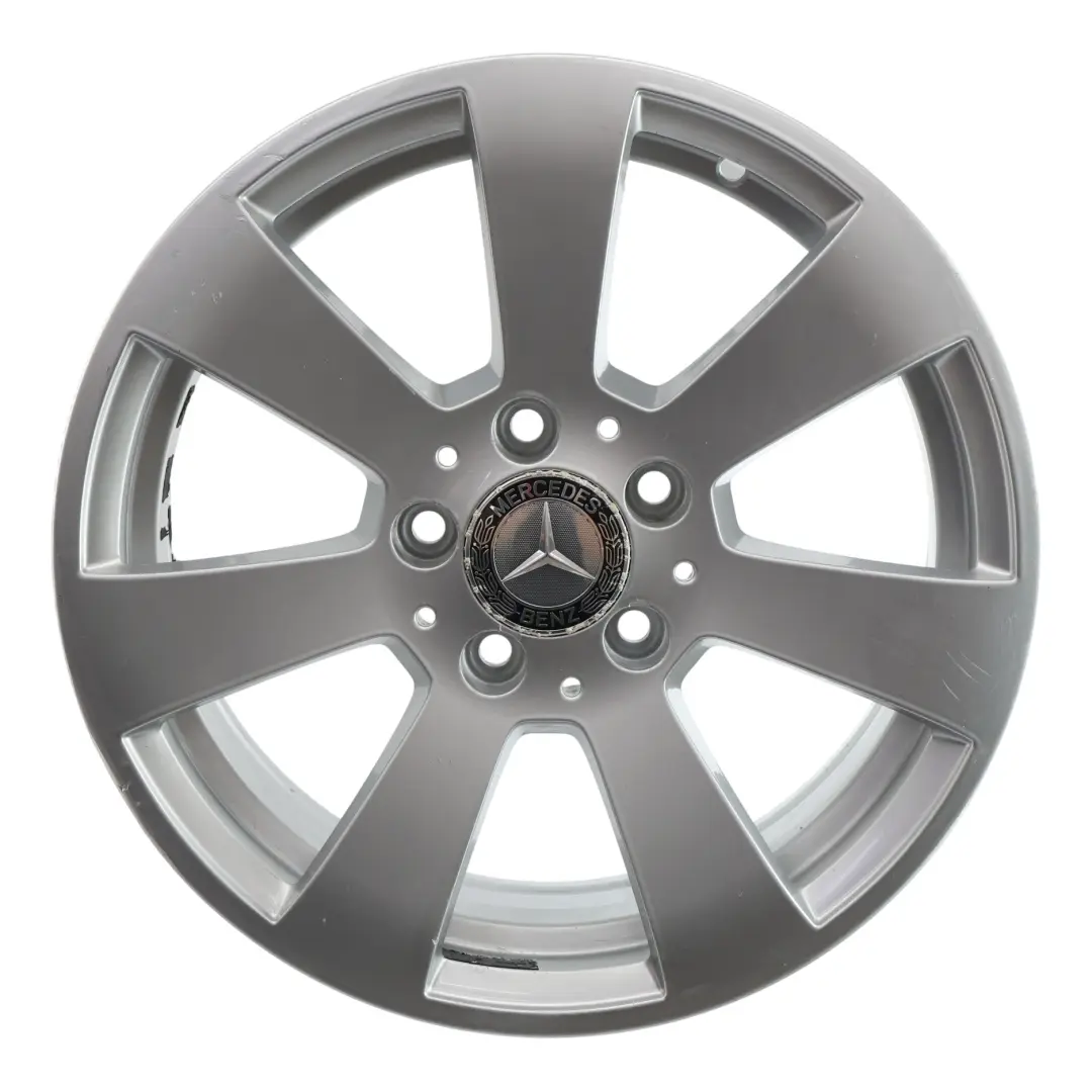 Mercedes W204 Wheel Rim Silver 7 Hole Alloy 16" ET:43 7J - SKU A2044011102-1 - Part number A2044011102