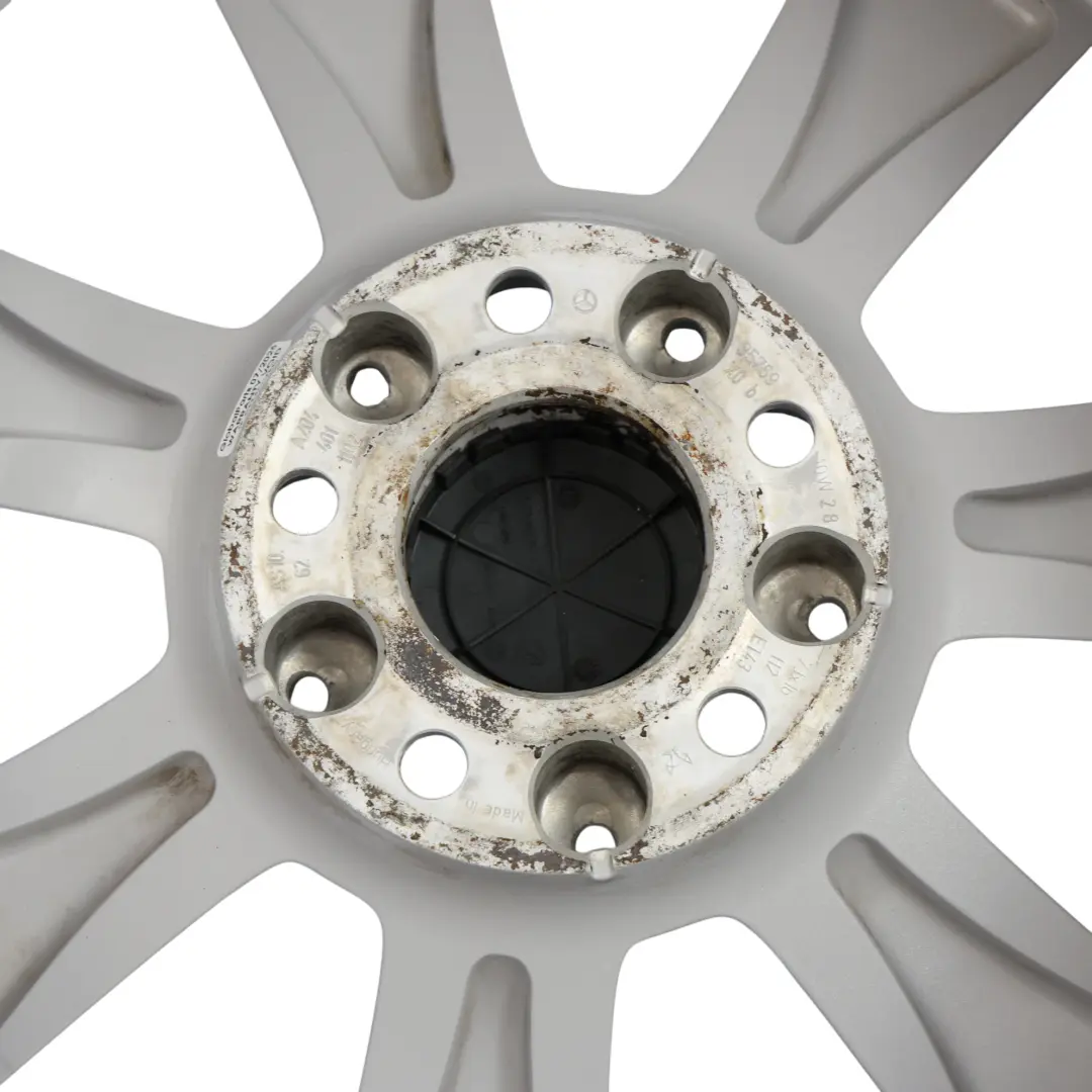 Mercedes W204 Metall Felge Silber 7-Loch Leicht 16" ET:43 7J - SKU A2044011102-1 - Teilenummer A2044011102