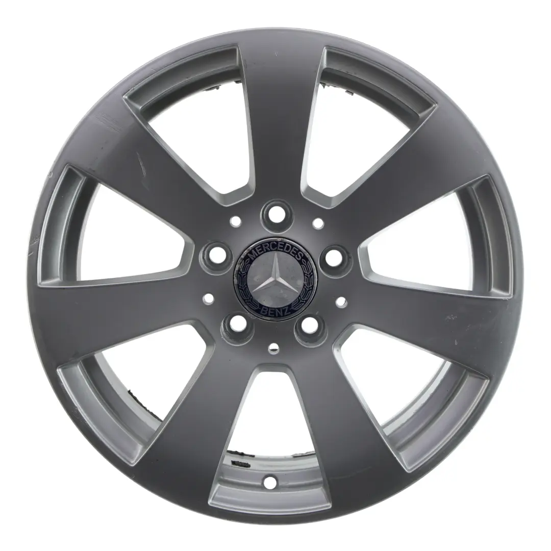 Silber 7-Loch Leicht Metall Felge 16" ET:43 7J für Mercedes W204 mit Teilenummer A2044011102 Mercedes W204 Silber 7-Loch Leicht Metall Felge 16" ET:43 7J - SKU A2044011102-2 - Teilenummer A2044011102
