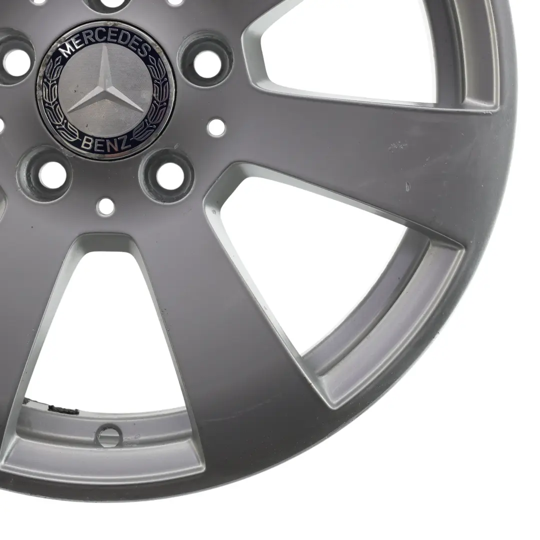 Mercedes W204 Argento 7 Fori Cerchio In Lega 16" ET:43 7J - SKU A2044011102-2 - Numero di parte A2044011102