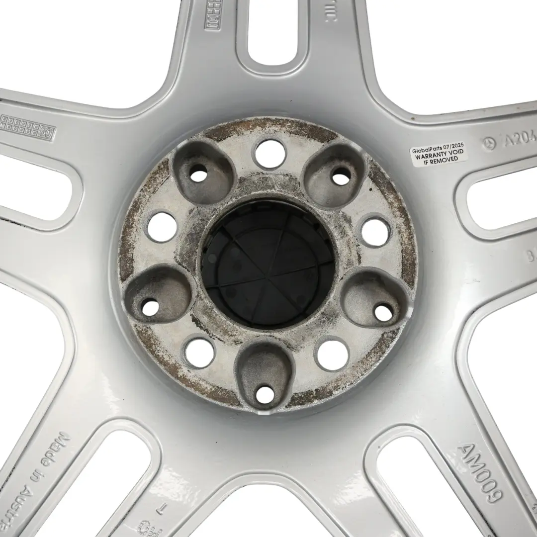 Mercedes W204 AMG Rear Silver Alloy Wheel Rim 18" 8,5J ET:54 - SKU A2044014202-1 - Part number A2044014202