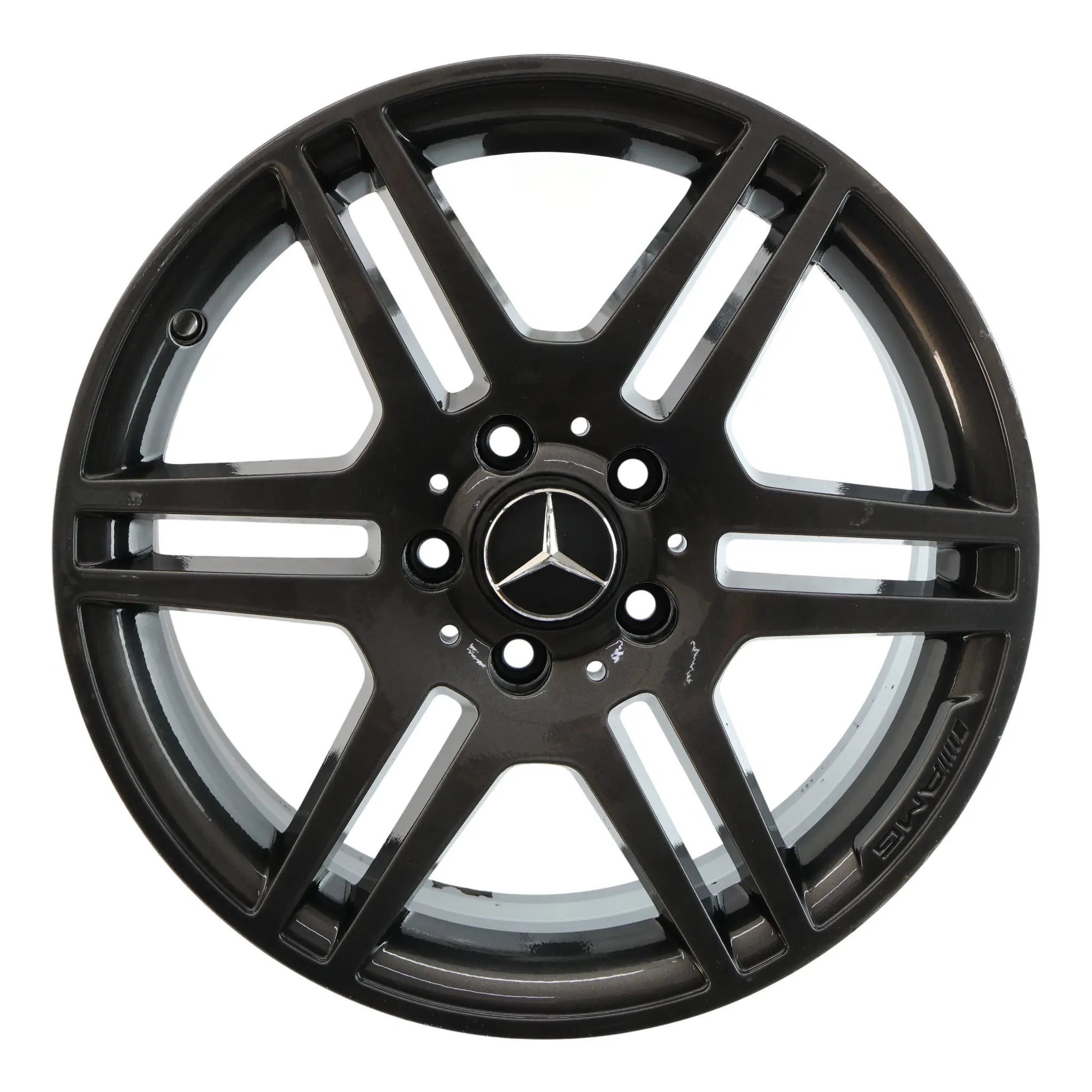 Llanta aleación gris Mercedes W204 AMG 17" 6 radios dobles 7,5J A2044014502