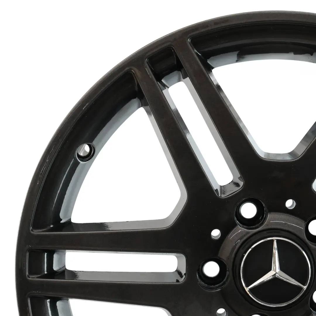 Mercedes W204 AMG Jante Alliage Gris 17" 6 Double Spoke ET:47 7,5J - SKU A2044014502-7 - Numéro de pièce A2044014502