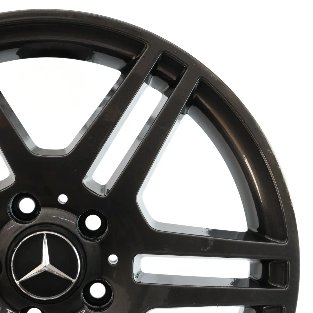 Mercedes W204 AMG Wheel Rim Alloy Grey 17" 6 Double Spoke ET:47 7,5J - SKU A2044014502-7 - Part number A2044014502