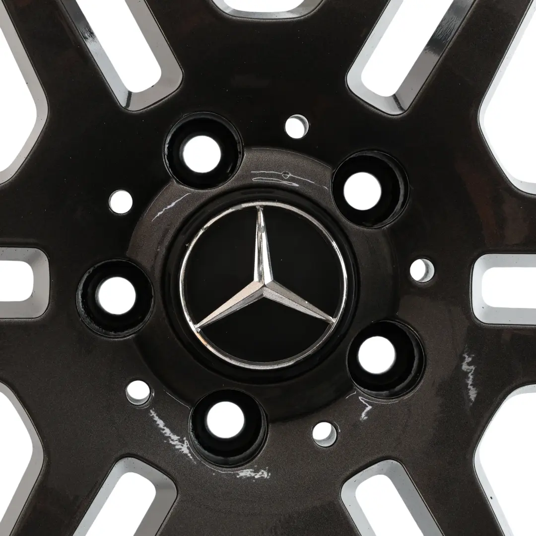 Mercedes W204 AMG Llanta Aleación Gris 17" 6 Radios Dobles 7,5J - SKU A2044014502-7 - Número de pieza A2044014502