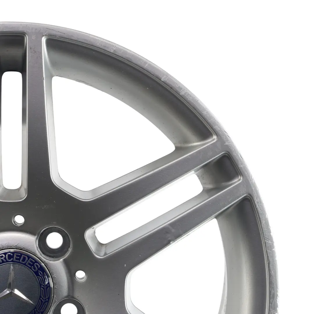 Double-Spoke Alloy Wheel Rim 17" ET:58 8,5J to Mercedes W204 AMG 6 with Part number A2044014602 Mercedes W204 AMG 6 Double-Spoke Alloy Wheel Rim 17" ET:58 8,5J - SKU A2044014602-1 - Part number A2044014602