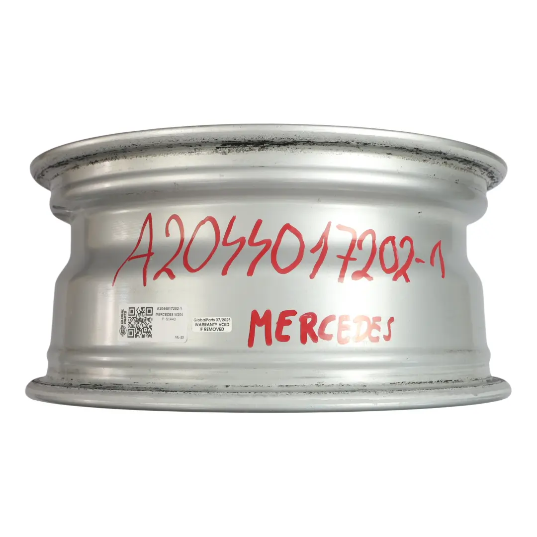  Llanta de aleación Mercedes W204 16" ET:43 7J 5 Radios dobles - SKU A2044017202-1 - Número de pieza A2044017202