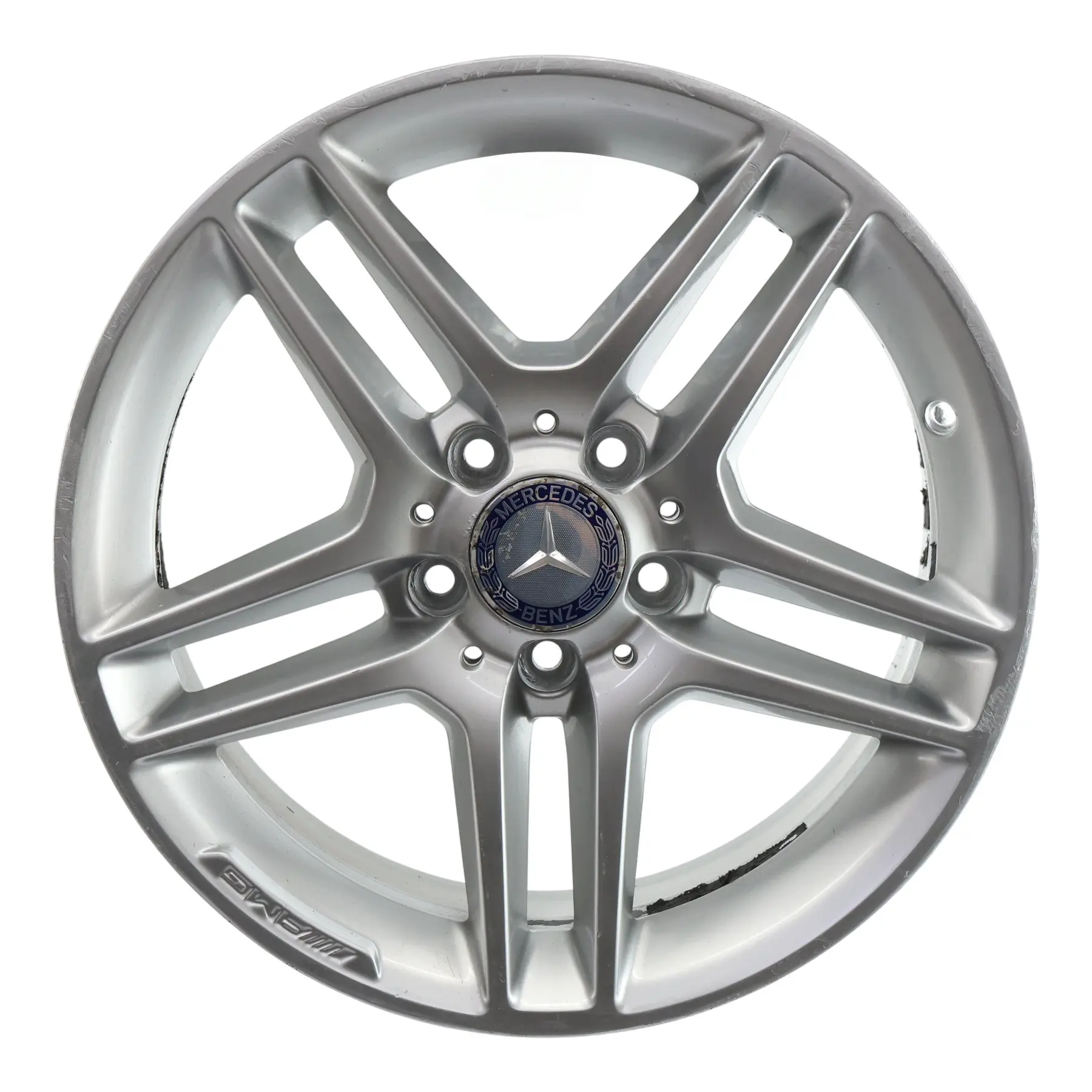 Mercedes W204 AMG Silver Alloy Wheel Rim 17" ET:47 7,5J A2044019602