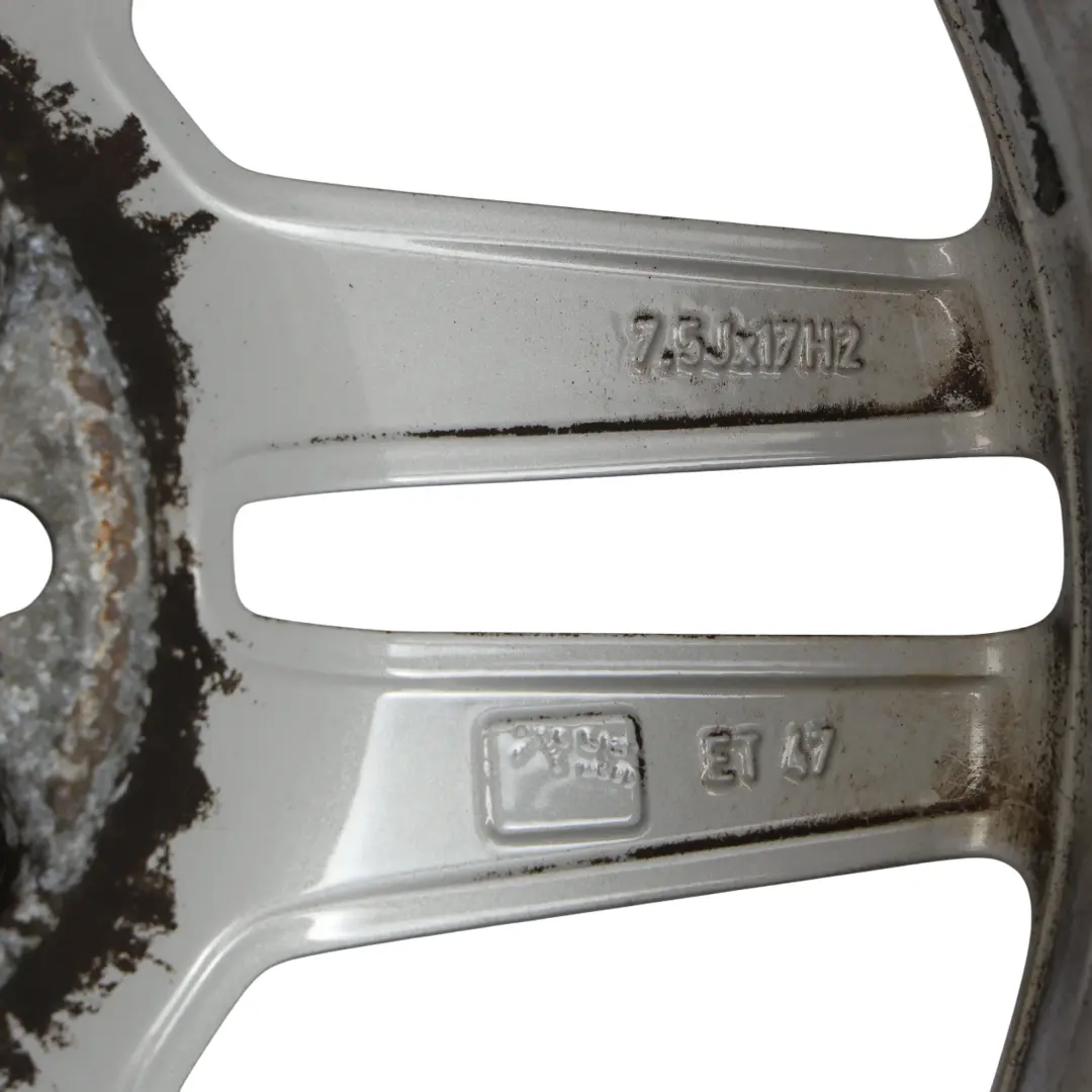 Mercedes W204 AMG Silver Alloy Wheel Rim 17" ET:47 7,5J - SKU A2044019602-1 - Part number A2044019602