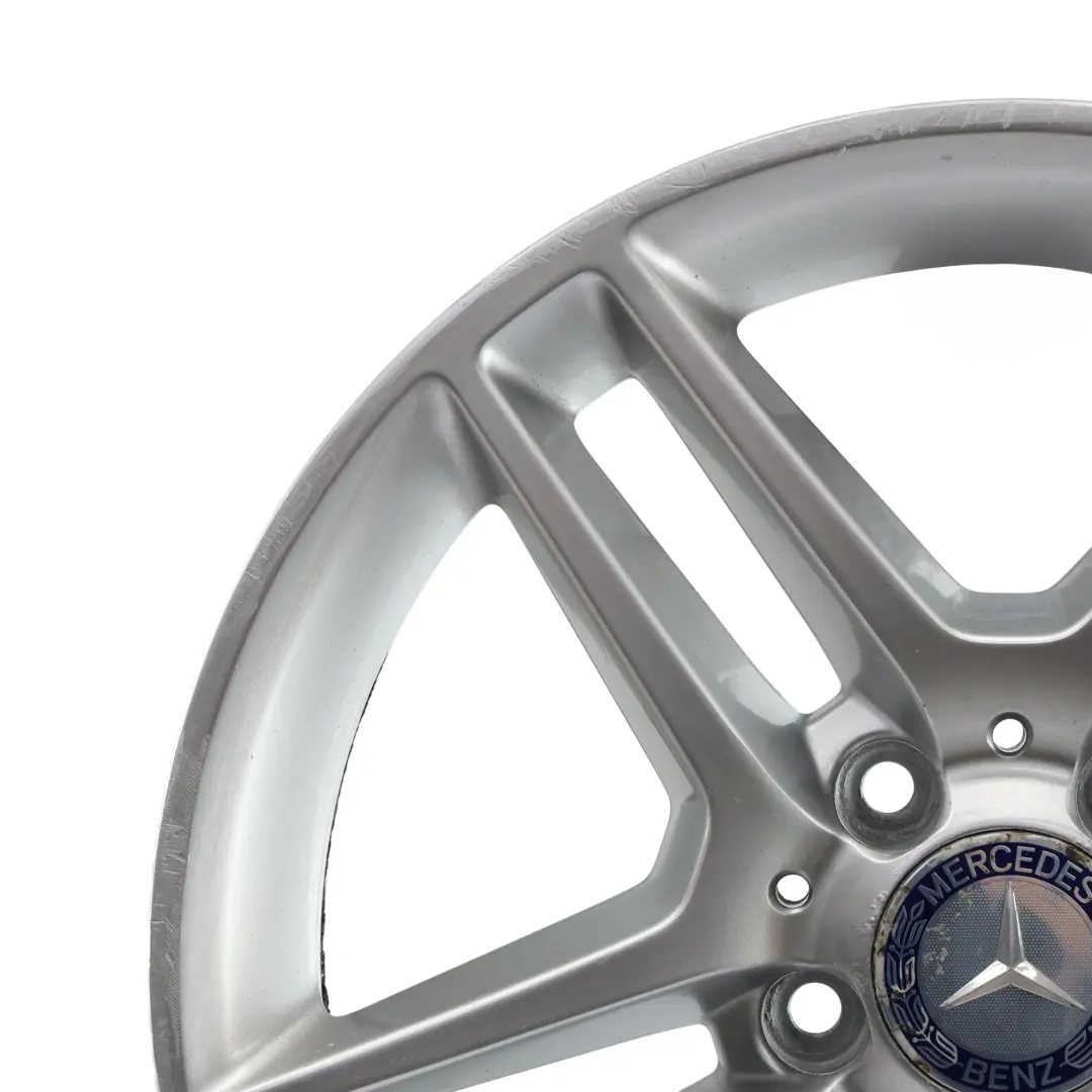  Llanta de aleación plateada Mercedes W204 AMG 17" ET:47 7,5J - SKU A2044019602-1 - Número de pieza A2044019602