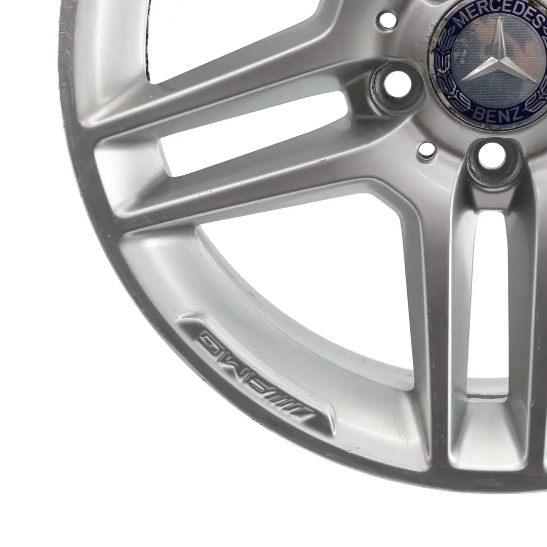  Llanta de aleación plateada Mercedes W204 AMG 17" ET:47 7,5J - SKU A2044019602-1 - Número de pieza A2044019602