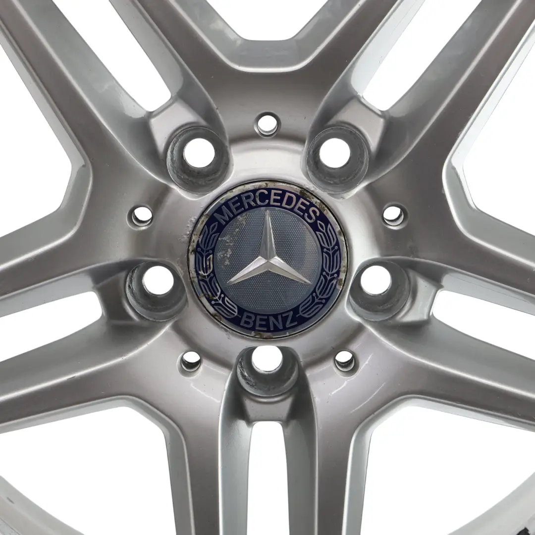  Llanta de aleación plateada Mercedes W204 AMG 17" ET:47 7,5J - SKU A2044019602-1 - Número de pieza A2044019602
