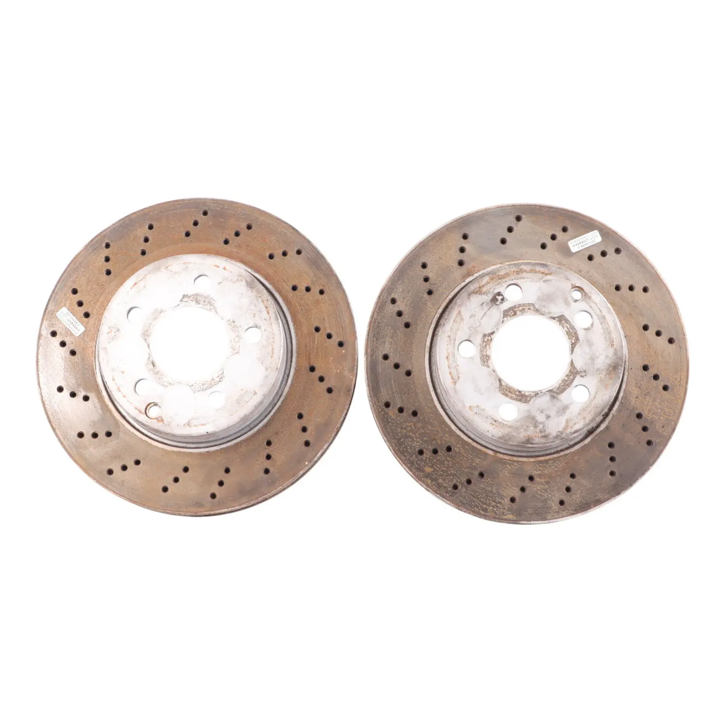 Mercedes W204 Set Discos Freno AMG Delantero Izquierdo Derecho