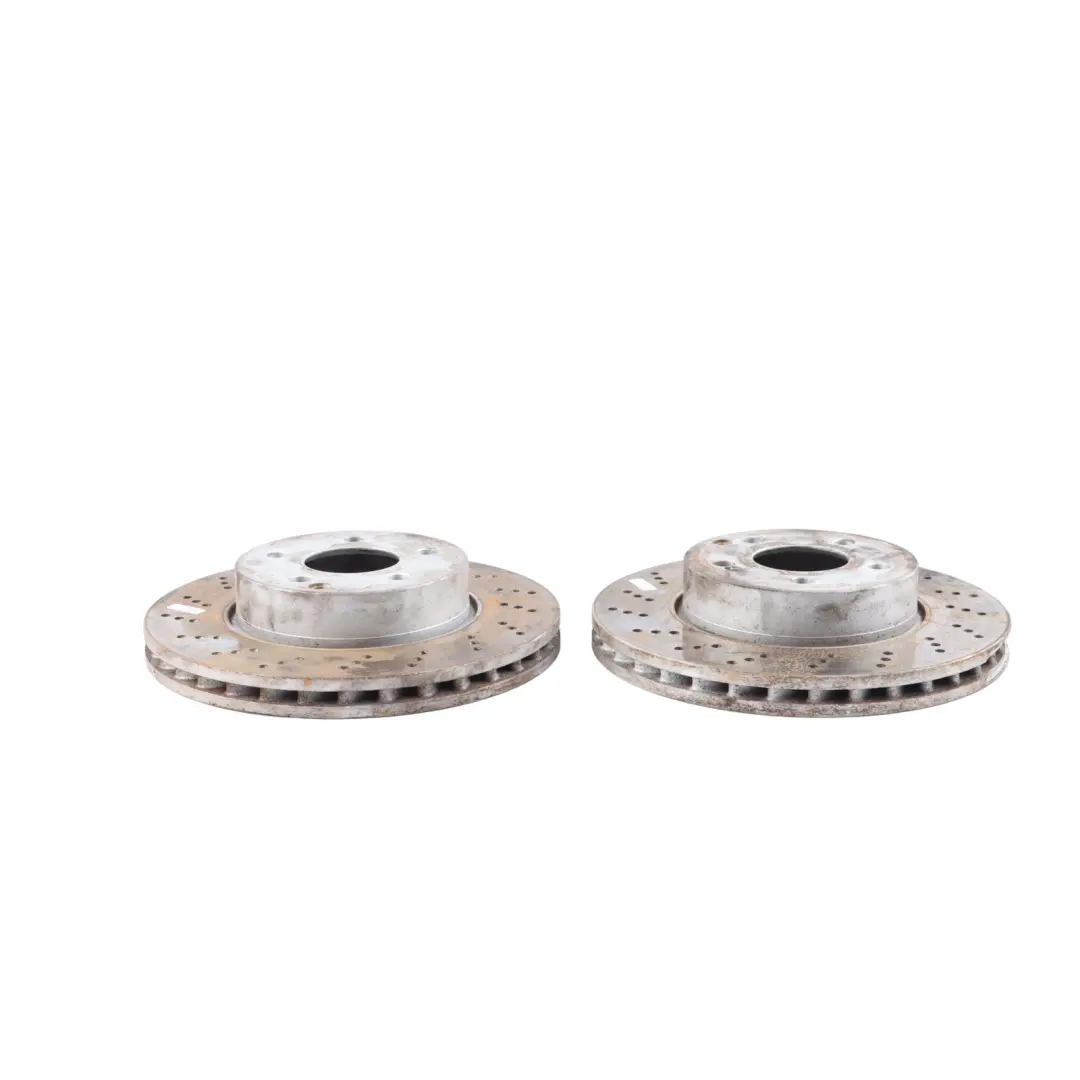 Set Discos Freno AMG Delantero Izquierdo Derecho para Mercedes W204 con número de pieza A2044213612 Mercedes W204 Set Discos Freno AMG Delantero Izquierdo Derecho - SKU A2044213612-2 - Número de pieza A2044213612