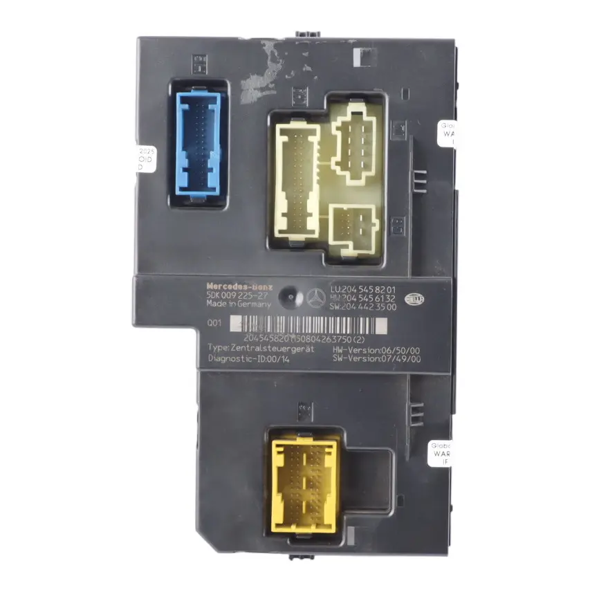 Fuse Box Relay SAM Control Unit Module to Mercedes W204 Rear with Part number A2045458201 Mercedes W204 Rear Fuse Box Relay SAM Control Unit Module - SKU A2045458201-1 - Part number A2045458201