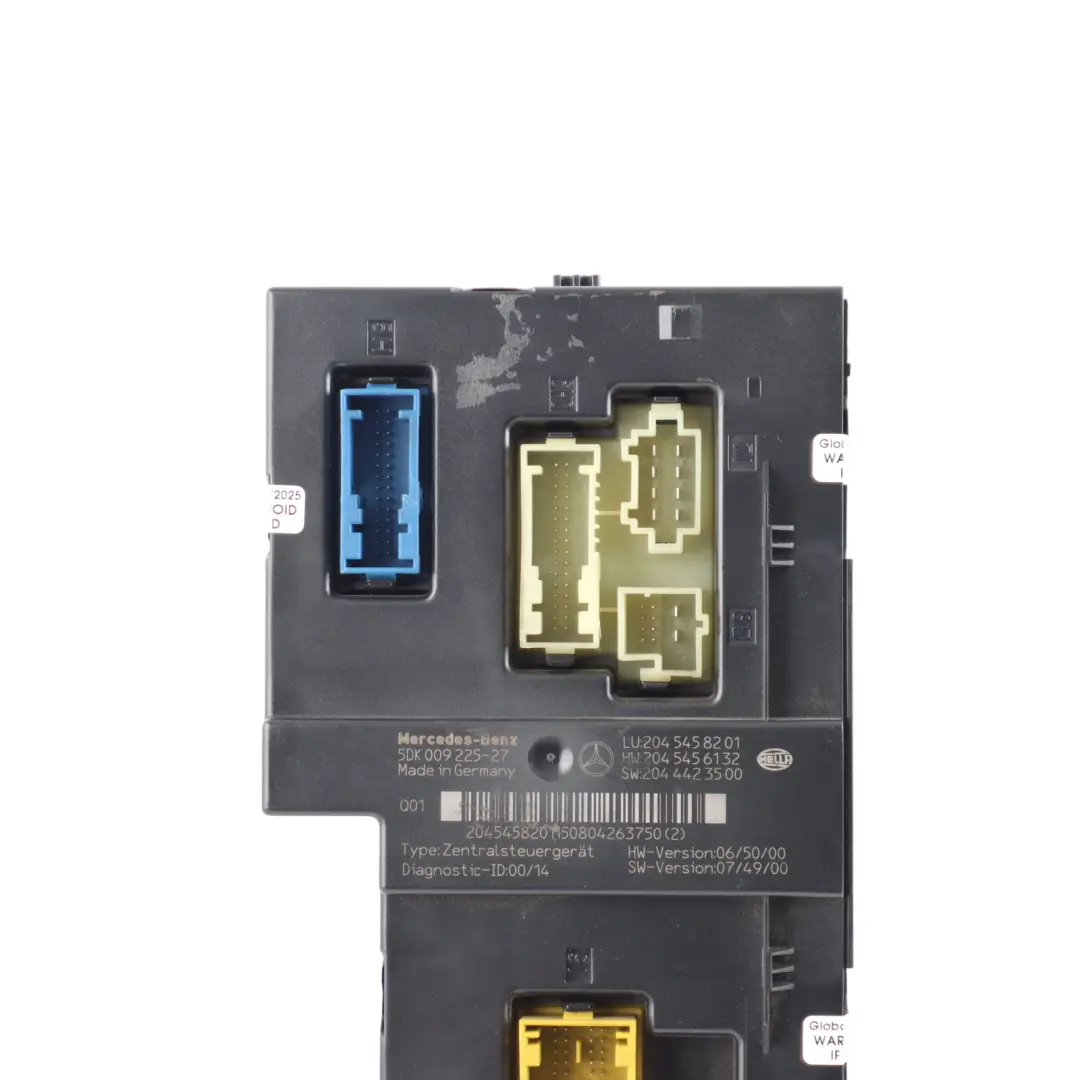 Mercedes W204 Rear Fuse Box Relay SAM Control Unit Module - SKU A2045458201-1 - Part number A2045458201