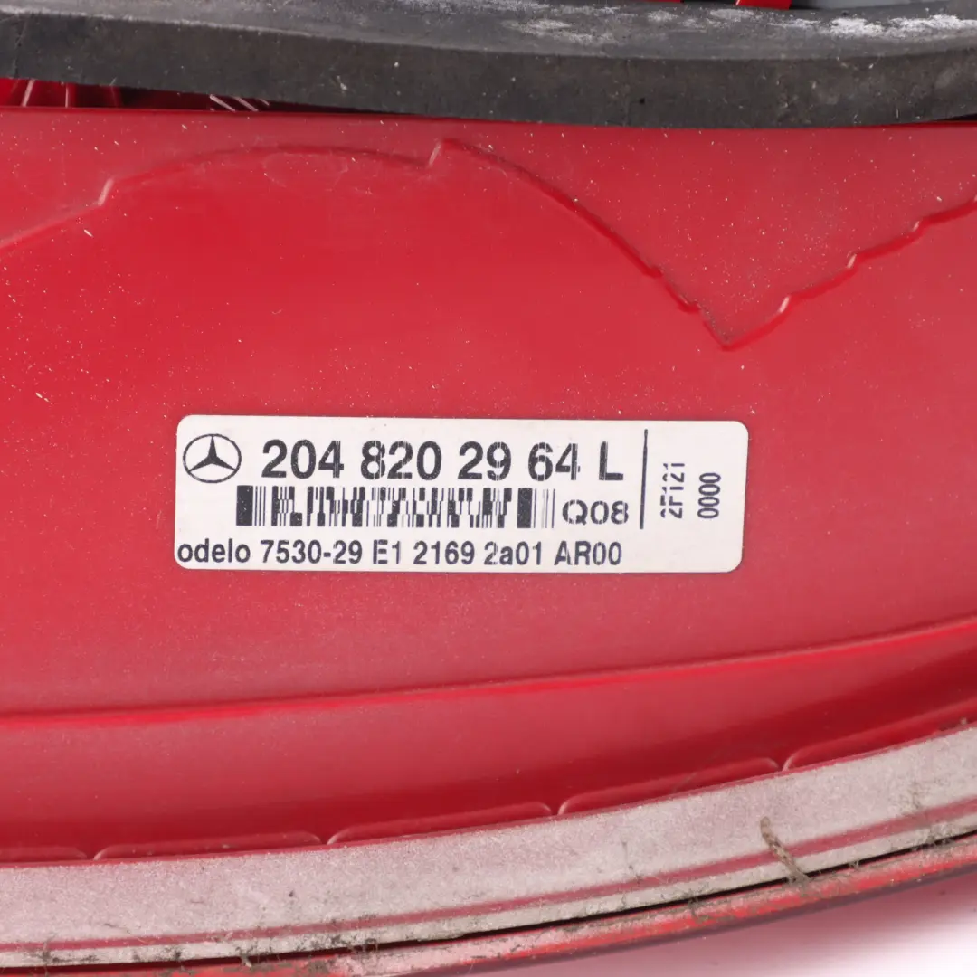 Mercedes W204 Rear Left N/S Tail Light Lamp Tinted Side Panel - SKU A2048202964-1 - Part number A2048202964