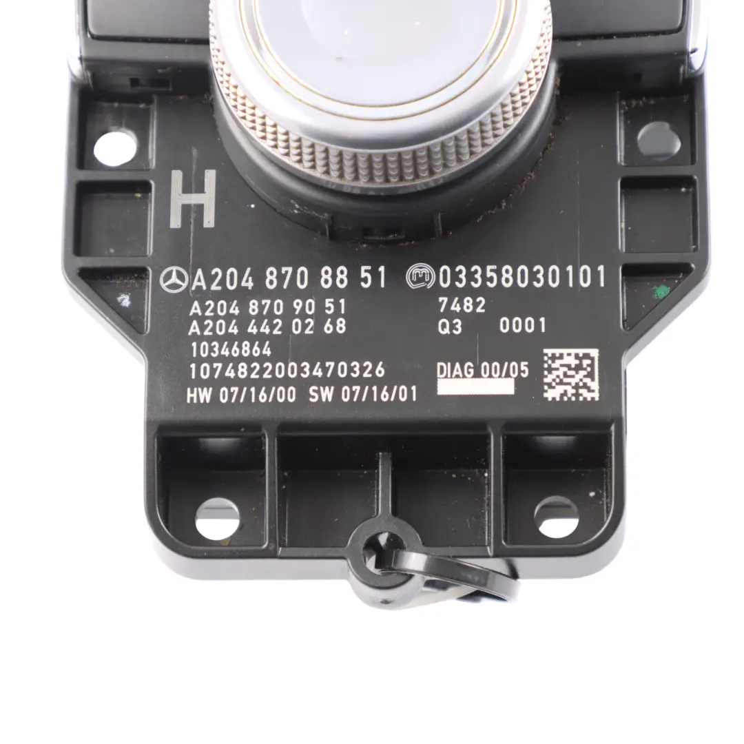 Mercedes W204 Navigation Switch Comand Control Panel Knob Button - SKU A2048708851 - Part number A2048708851