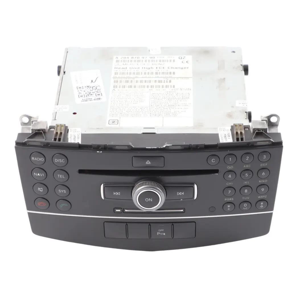 Radio Player Head Unit COMAND Sat Nav Autoradio to Mercedes W204 with Part number A2048709790 Mercedes W204 Radio Player Head Unit COMAND Sat Nav Autoradio - SKU A2048709790 - Part number A2048709790