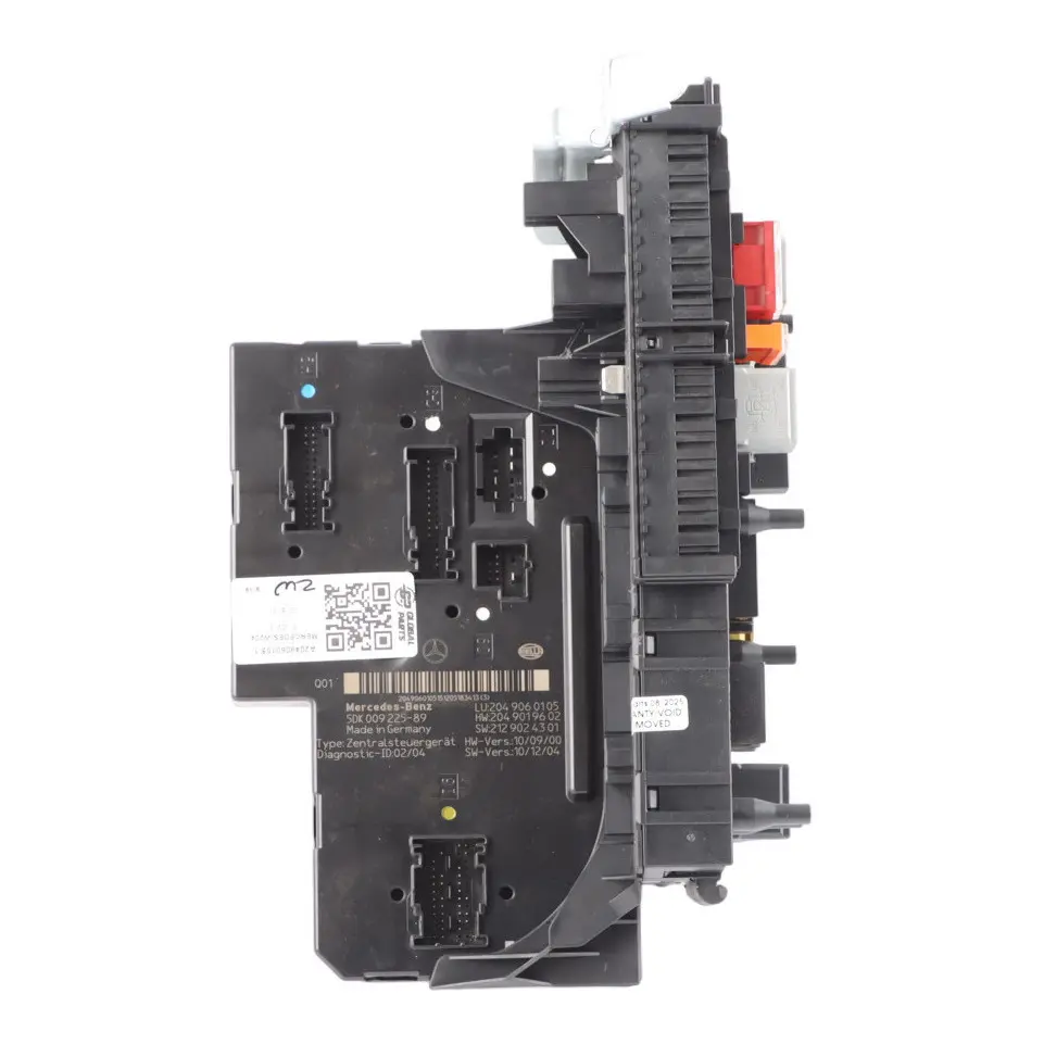Mercedes W204 SAM Módulo Unidad Control Caja Fusibles Relé Trasero - SKU A2049060105-1 - Número de pieza A2049060105