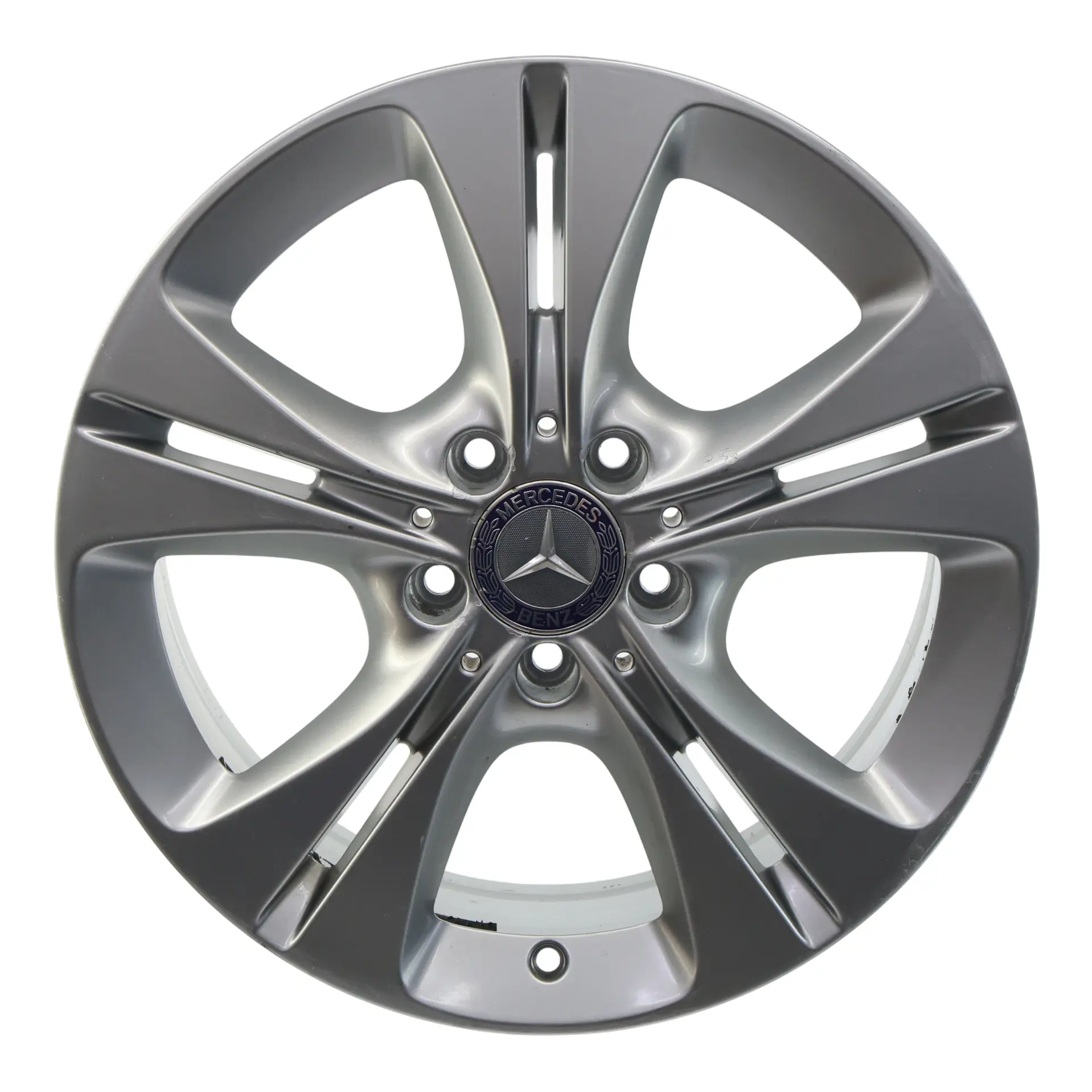 Mercedes W205 Llanta aleación plata 5 radios dobles 17" 7J ET:48,5 A2054014300
