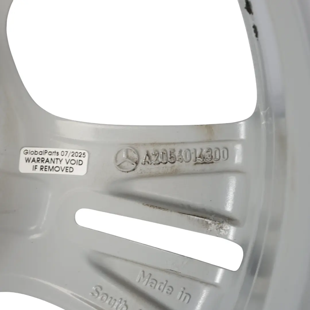 Mercedes W205 Felga Aluminiowa Srebrna 17" 7J ET:48,5 - SKU A2054014300-1 - Numer Części A2054014300