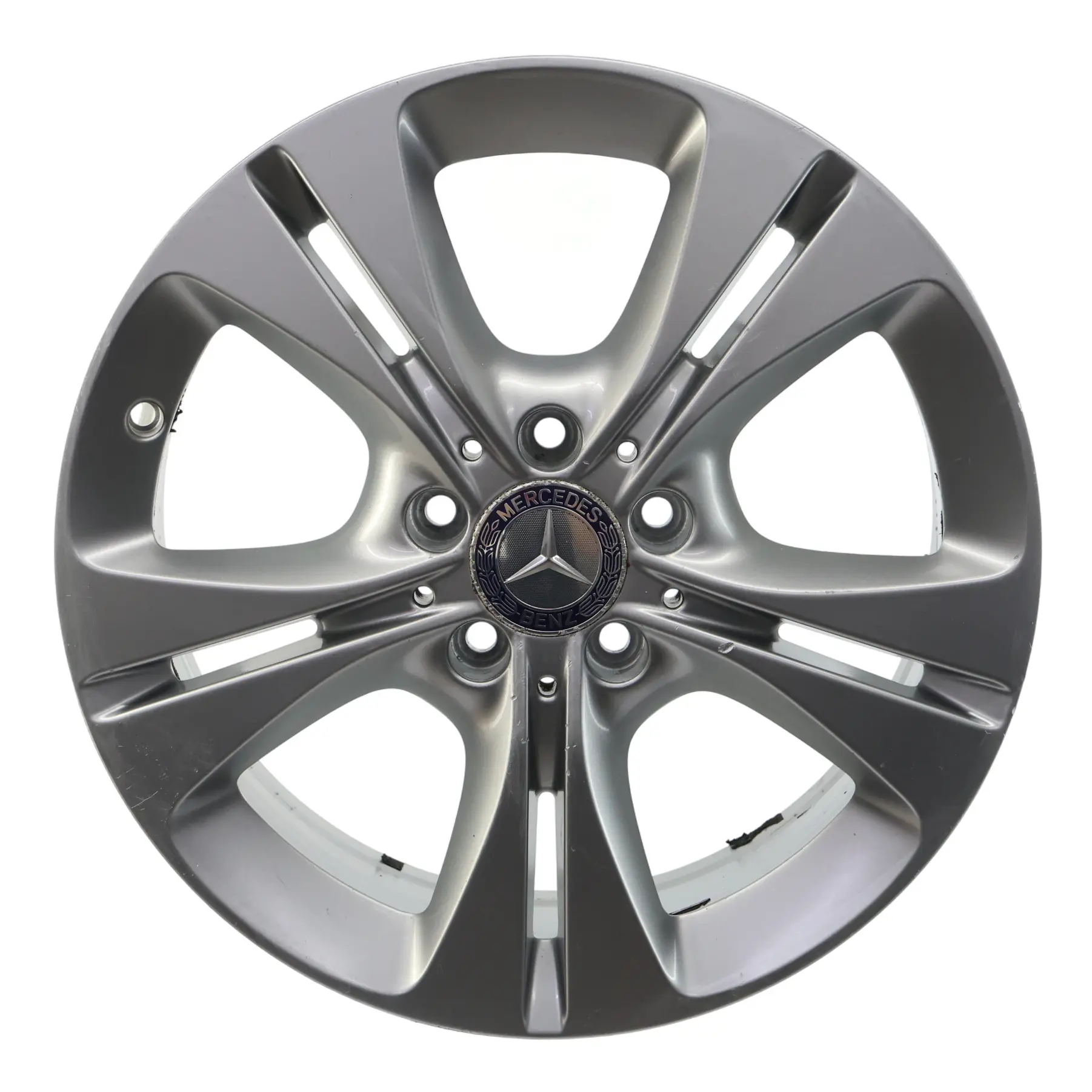 Mercedes W205 Llanta aleación plata 5 radios dobles 17" 7J ET:48,5 A2054014300