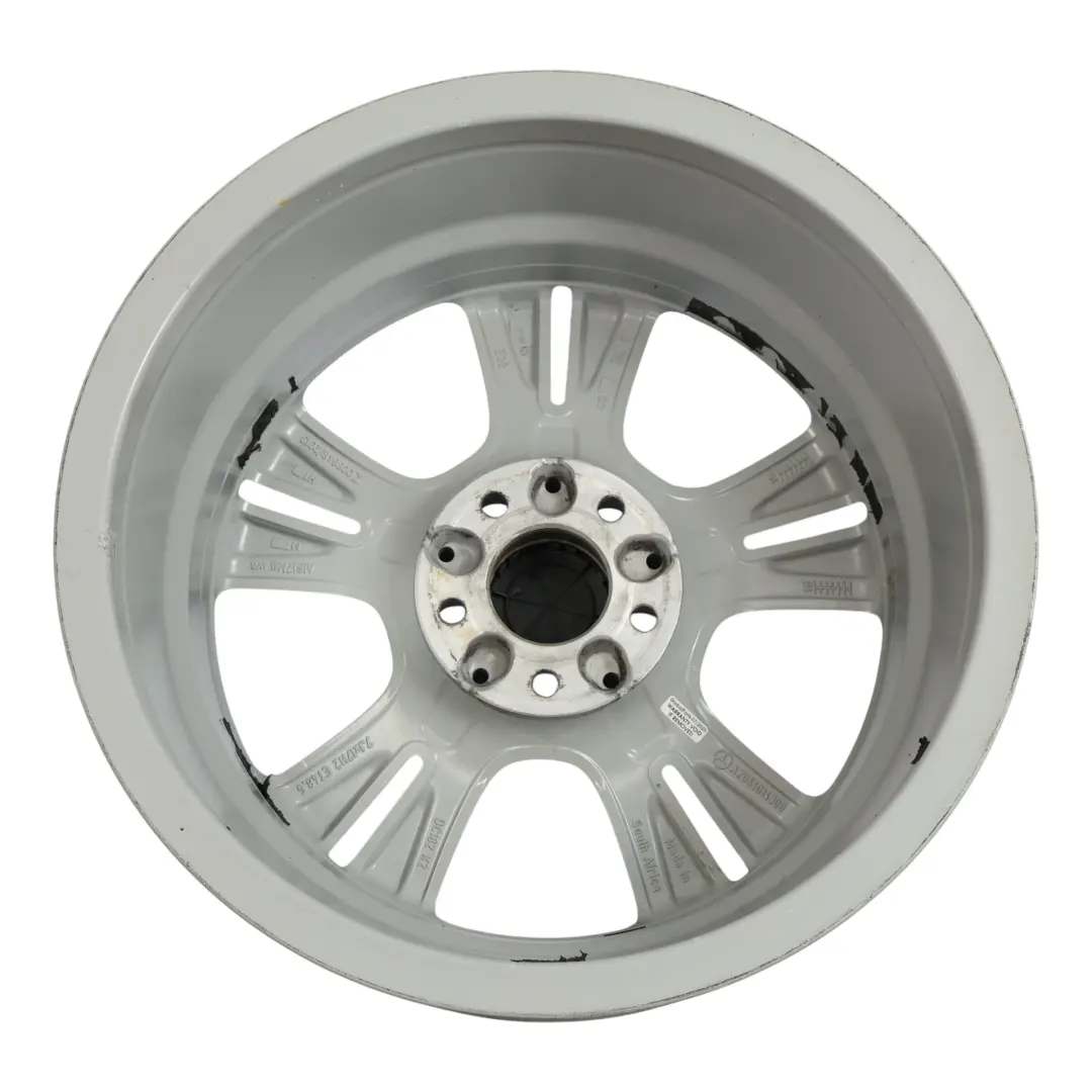 Silber Felge 5 Doppelspeiche 17" 7J ET:48,5 für Mercedes W205 mit Teilenummer A2054014300 Mercedes W205 Silber Felge 5 Doppelspeiche 17" 7J ET:48,5 - SKU A2054014300-2 - Teilenummer A2054014300