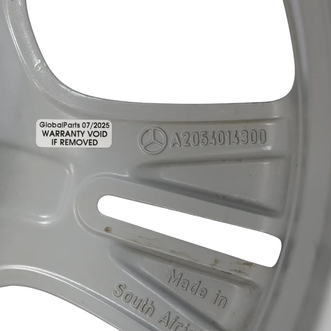 Mercedes W205 Silber Felge 5 Doppelspeiche 17" 7J ET:48,5 - SKU A2054014300-2 - Teilenummer A2054014300