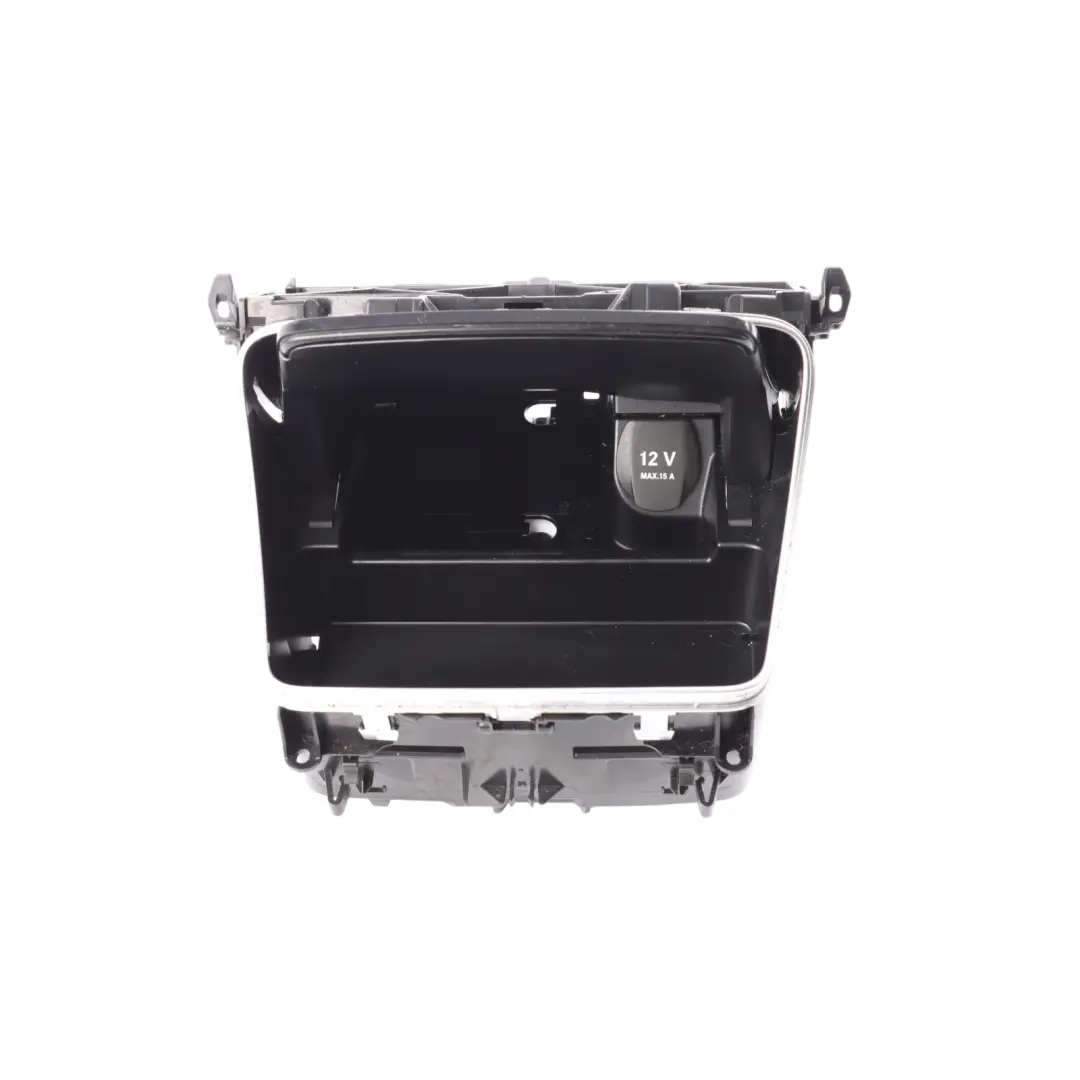 Centre Console Front Cup Holder Storage Black 12V to Mercedes W205 with Part number A2056801005 Mercedes W205 Centre Console Front Cup Holder Storage Black 12V - SKU A2056801005-3 - Part number A2056801005